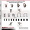 Service Caster 3 Inch 316SS Maroon Poly Swivel 1-1/4 Inch Stem Caster Lock Brake SCC, 2PK SS316TTLEX20S314-PPUB-MRN-2-S-2-114 - alternate 5